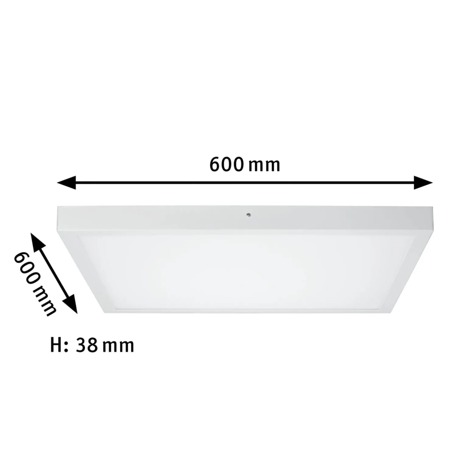 LED-Panel Lunar 60x60cm 27,4W 3.000K