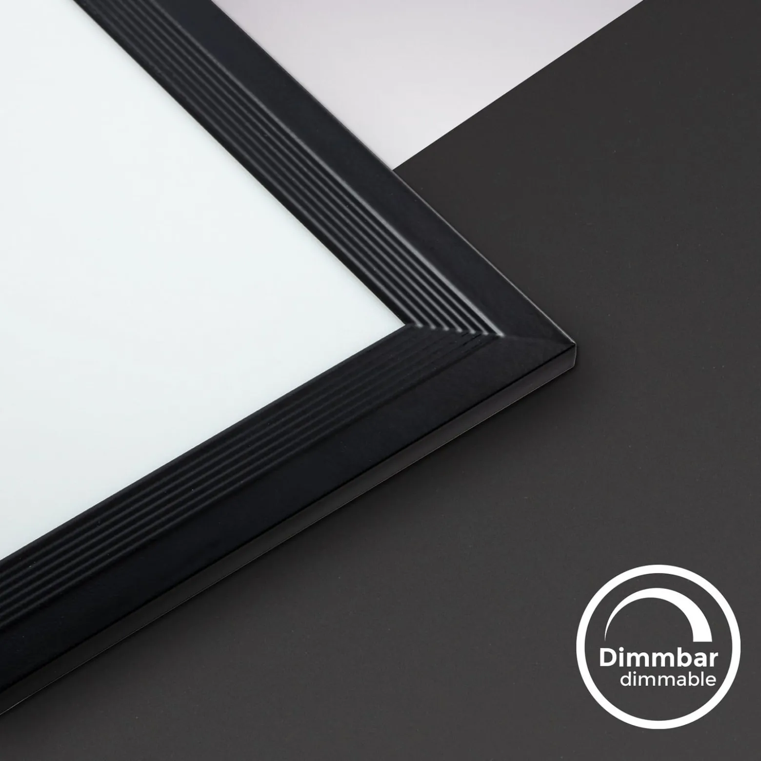 LED-Panel Odin Remote CCT, 100 x 25 cm, schwarz