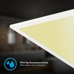 LED-Panel Piatto CCT, IP44, 100 x 25 cm, Fernbedienung, weiß