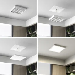 LED-Panel PRO OFFICE SANO, 63 x 63 cm, DALI, weiß Metall CCT