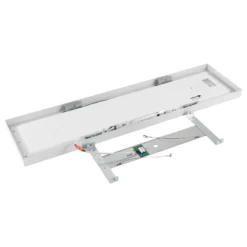 LED-Panel PRO OFFICE SANO, 123 x 33 cm, dim, weiß Metall CCT