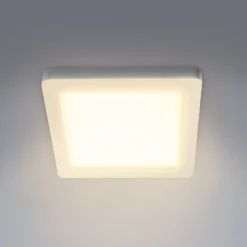 LED-Panel Selesto, quadratisch, dimmbar, weiß
