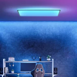 LED-Panel Slim Remote RGBW, 58 x 20 cm, schwarz, Backlight
