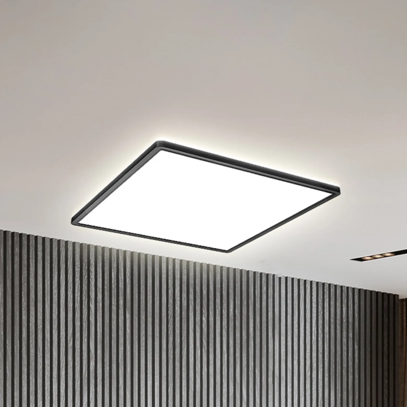 LED-Panel Slim Remote RGBW, 42 x 42 cm, schwarz, Backlight