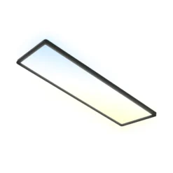 LED-Panel Slim schwarz ultraflach CCT, 59x20cm