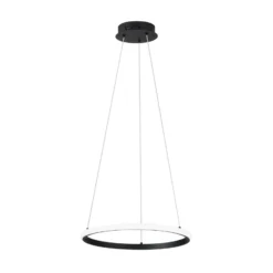 LED-Pendellampe Axis, Ø 40 cm, schwarz, Metall, CCT