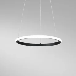 LED-Pendellampe Axis, Ø 40 cm, schwarz, Metall, CCT