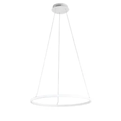 LED-Pendellampe Axis, Ø 60 cm, weiß, Metall, CCT