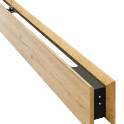LED-Pendellampe Mexico Länge 114 cm eichefarben Holz, 2-flg.