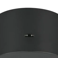 LED-Pendellampe Romeo, Ø 14 cm, schwarz, Metall, CCT