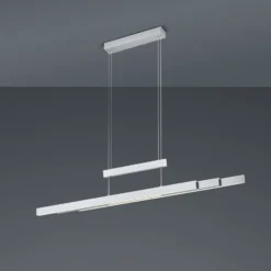 LED-Pendellampe Trajan, 2.700-5.000K, nickel matt