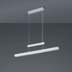 LED-Pendellampe Trajan, 2.700-5.000K, nickel matt