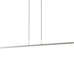 LED-Pendellampe Zelena, stahl, Länge 122 cm, Metall, CCT