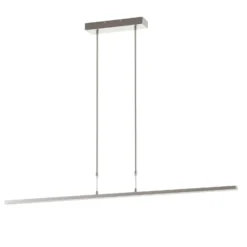 LED-Pendellampe Zelena, stahl, Länge 122 cm, Metall, CCT