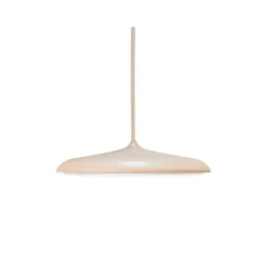 LED-Pendelleuchte Artist, Ø 25 cm, staubrosa, Metall