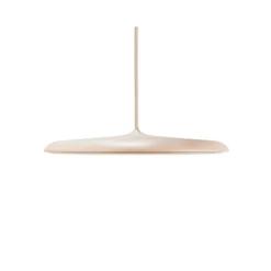 LED-Pendelleuchte Artist, Ø 40 cm, staubrosa, Metall