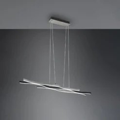 LED-Pendelleuchte Blaze, CCT, dimmbar, aluminium