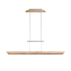 LED-Pendelleuchte Colombia S, Eiche natur