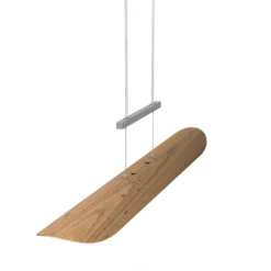 LED-Pendelleuchte Colombia XL, Asteiche natur