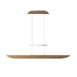 LED-Pendelleuchte Colombia XL, Asteiche natur