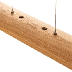 LED-Pendelleuchte Colombia XL, Eiche natur