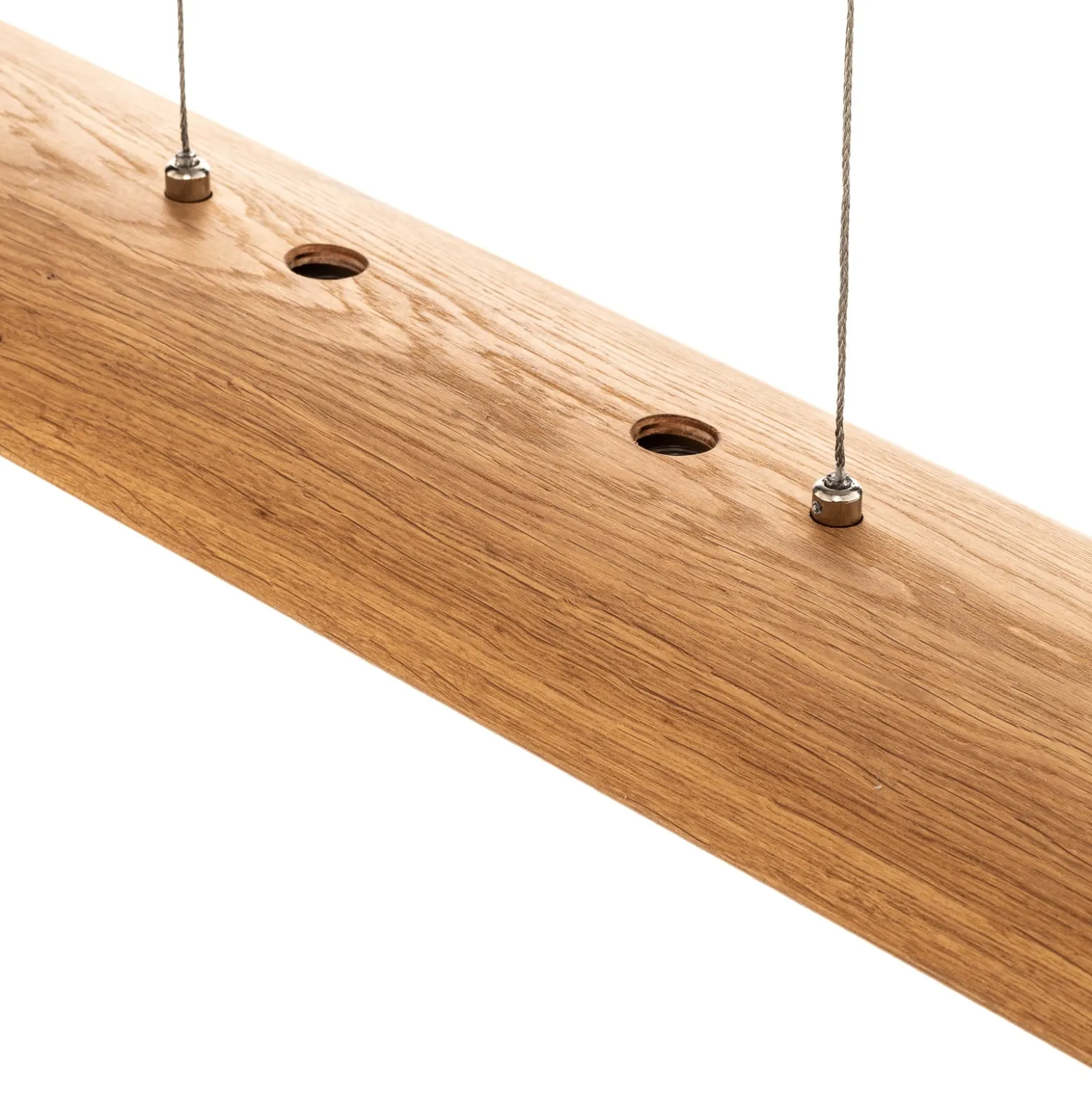 LED-Pendelleuchte Colombia XL, Eiche natur