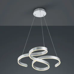 LED-Pendelleuchte Francis, aluminium gebürstet