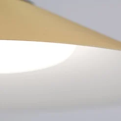 LED-Pendelleuchte Gourmet, Schirm messing-matt