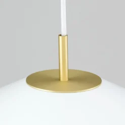 LED-Pendelleuchte Gourmet, Schirm weiß