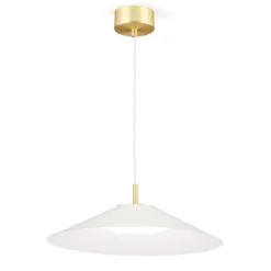 LED-Pendelleuchte Gourmet, Schirm weiß