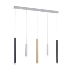 LED-Pendelleuchte PURE Gemin, bunt, 5-flammig