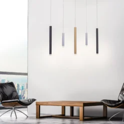 LED-Pendelleuchte PURE Gemin, bunt, 5-flammig