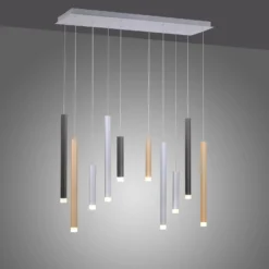 LED-Pendelleuchte PURE Gemin, bunt, 10-flammig
