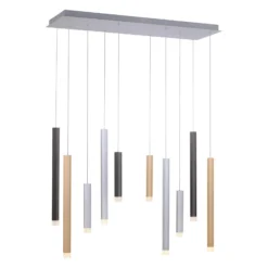LED-Pendelleuchte PURE Gemin, bunt, 10-flammig