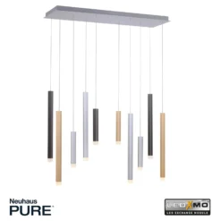 LED-Pendelleuchte PURE Gemin, bunt, 10-flammig