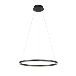 LED-Pendelleuchte Ritus, Ø 58,5cm, anthrazit