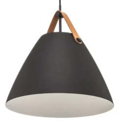 LED-Pendelleuchte Strap 36, schwarz