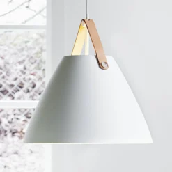 LED-Pendelleuchte Strap 36, weiß
