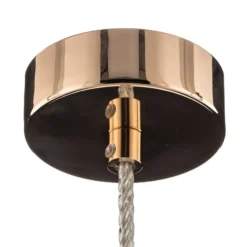 LED-Pendelleuchte Varas, einflammig, gold