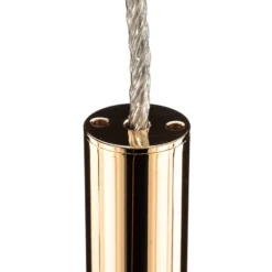 LED-Pendelleuchte Varas, einflammig, gold
