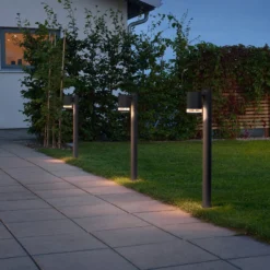 LED-Pollerleuchte Modena in Schwarz