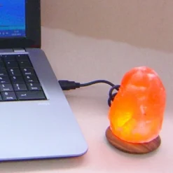 LED-Salzleuchte Compus mit USB für Computer&Laptop