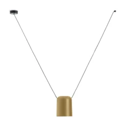 LEDS-C4 Attic Pendelleuchte Zylinder Ø15cm gold