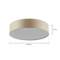 LEDS-C4 Bol LED-Deckenleuchte mit Stoffschirm