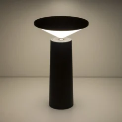 LEDS-C4 LED-Akku-Tischleuchte Cocktail, schwarz Höhe 21,5 cm