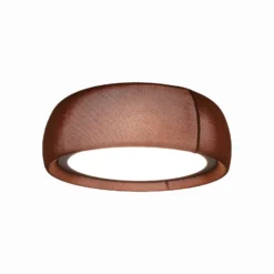 LEDS-C4 LED-Deckenlampe Gong, braun, 3.000 K, Ø 61,2 cm
