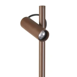 LEDS-C4 LED-Erdspießstrahler Juncus, braun, 3.000 K