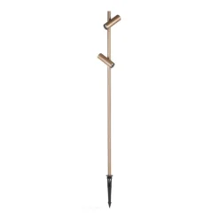 LEDS-C4 LED-Erdspießstrahler Juncus 2, 2.700 K, braun