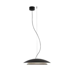 LEDS-C4 LED-Pendellampe Noway Big dezentral, schwarz, CCT