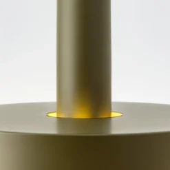 LEDS-C4 Pendellampe Keops 1, braun matt, Ø 28 cm, Aluminium
